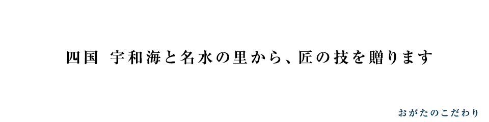 おがた蒲鉾　おがたのこだわり｜四国｜愛媛｜じゃこ天｜蒲鉾｜お歳暮｜お中元｜旅行